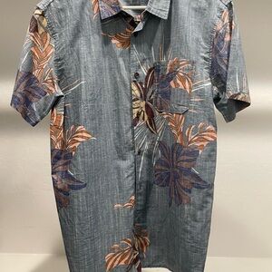 Floral Blue Men's Shirt